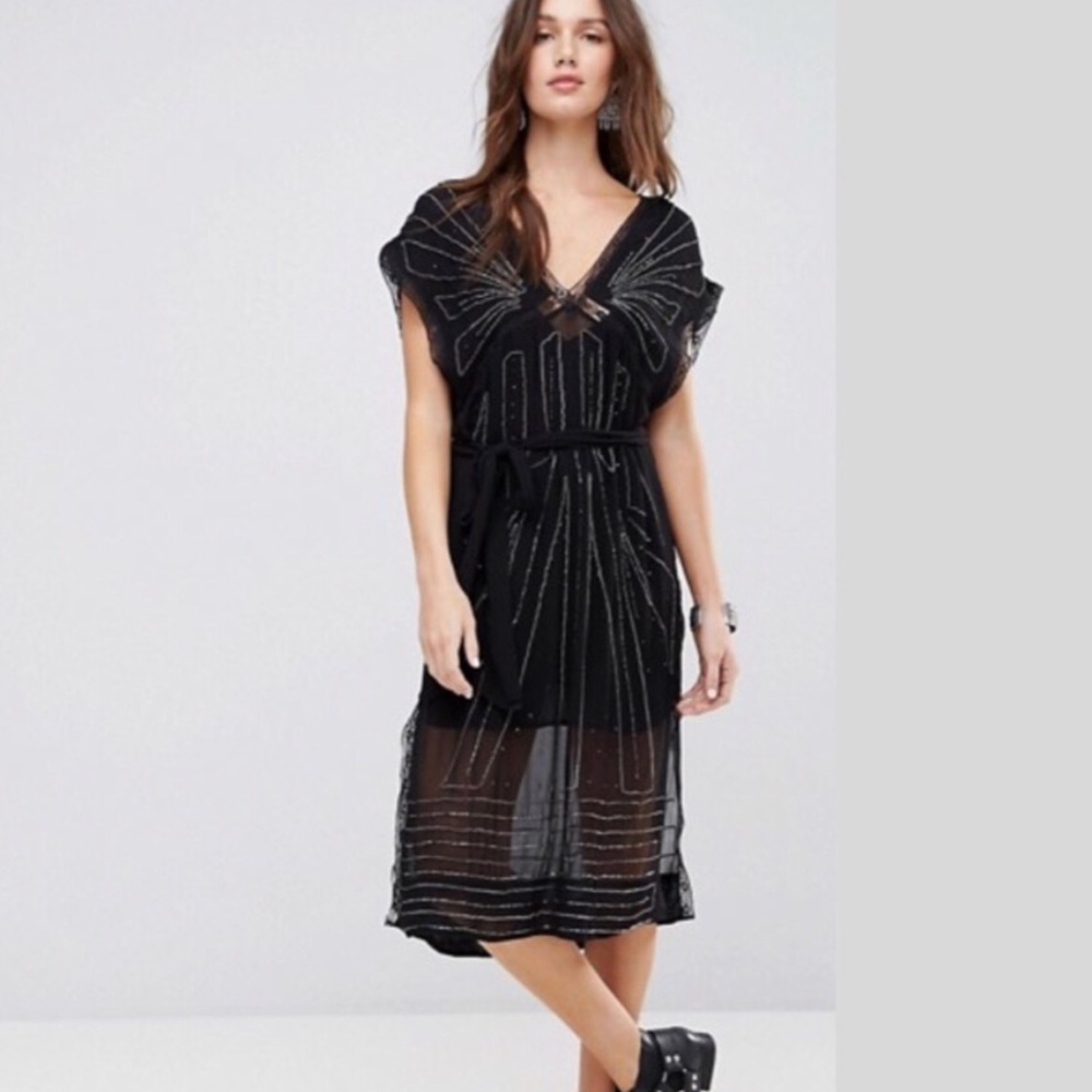 New Free People Sequin Embellished Dress Medium